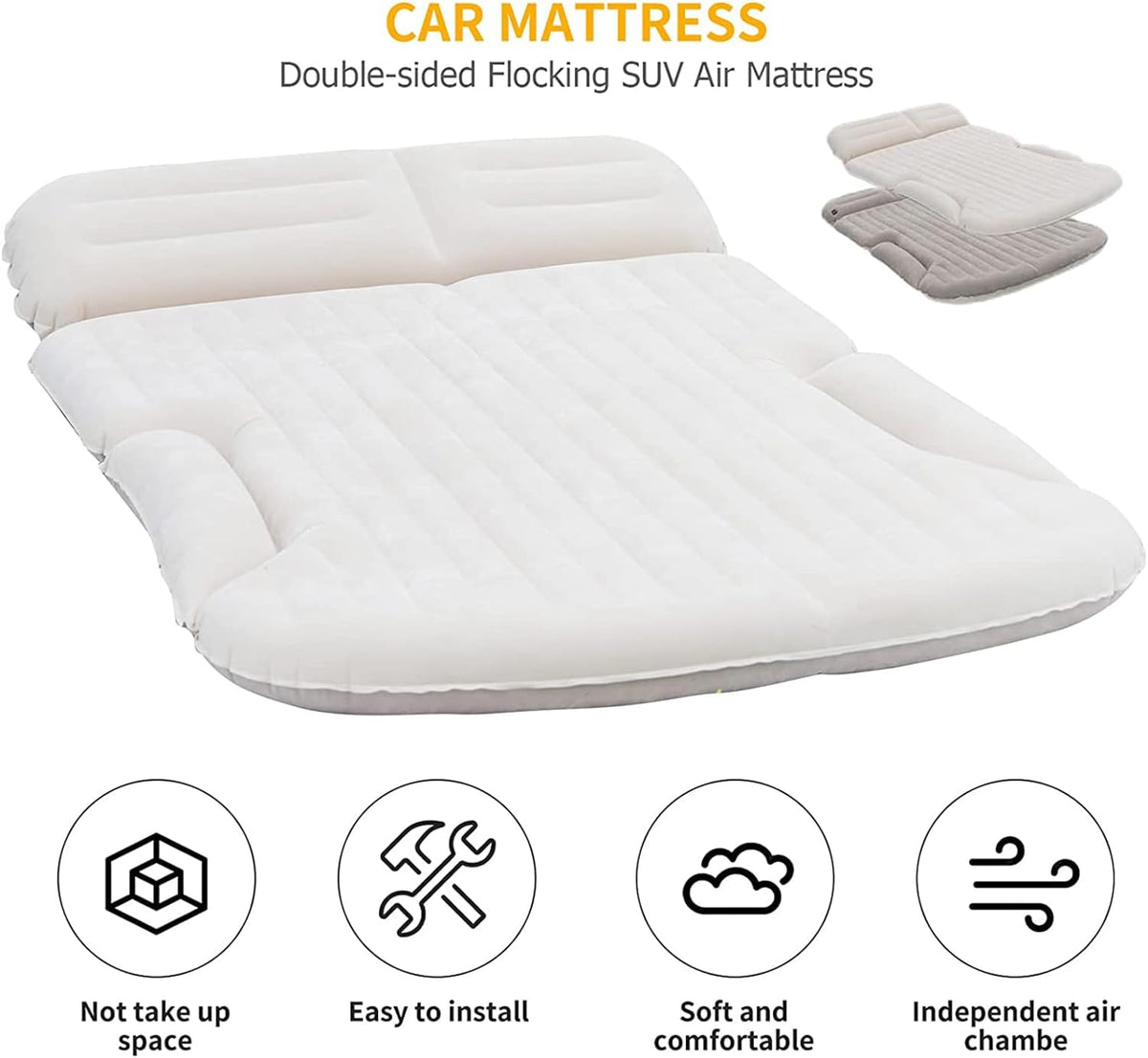 KMZ L Full SUV air mattress — Beige and Coffee — product image 3