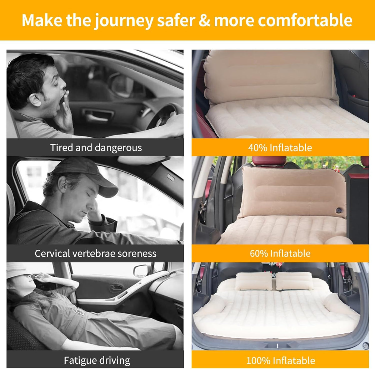 KMZ L Full SUV air mattress — Beige and Coffee — product image 6
