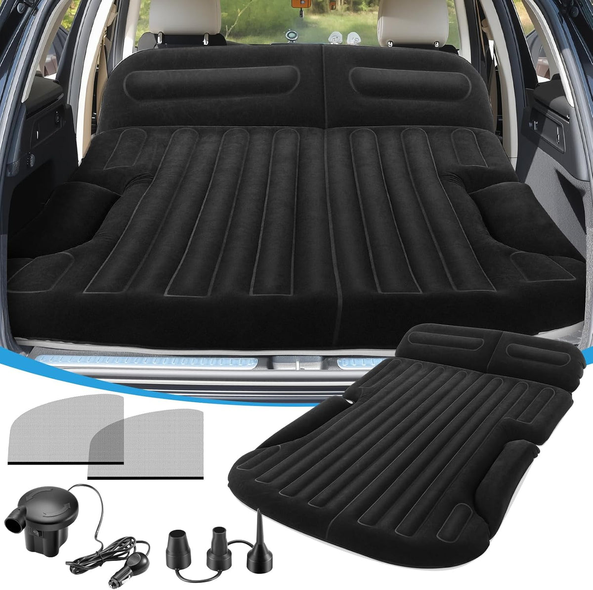 KMZ L Full SUV air mattress — Black & White — main image