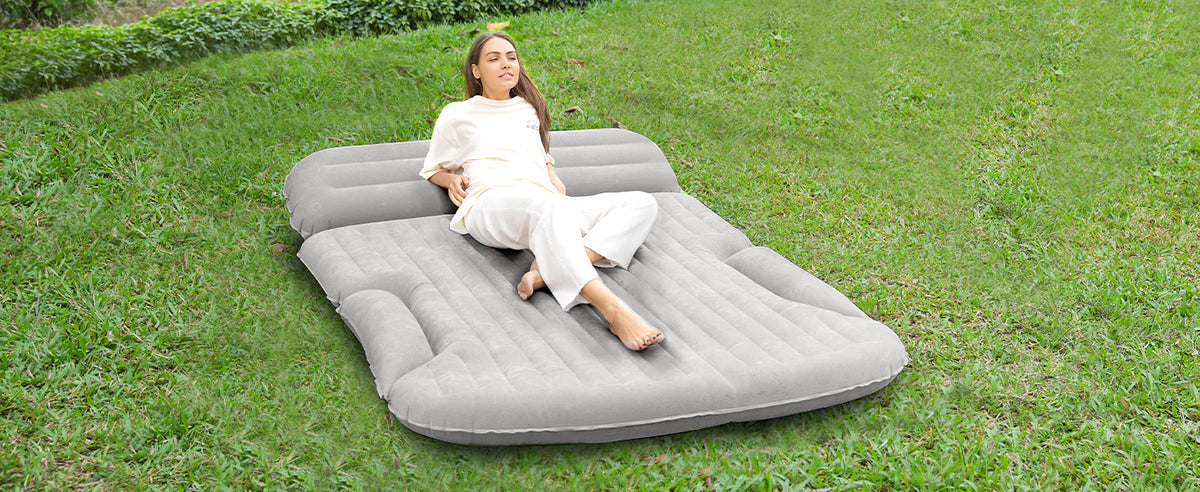 KMZ CAR AIR BED LIGHT GRAY
