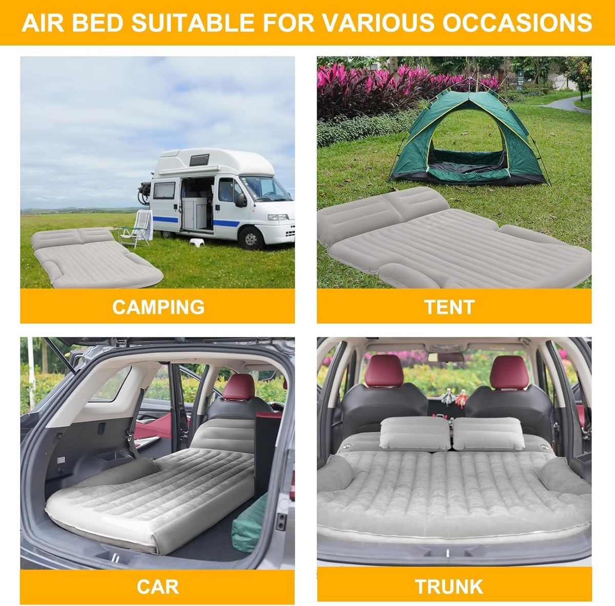 KMZ L Full SUV air mattress — Light Gray — product image 3