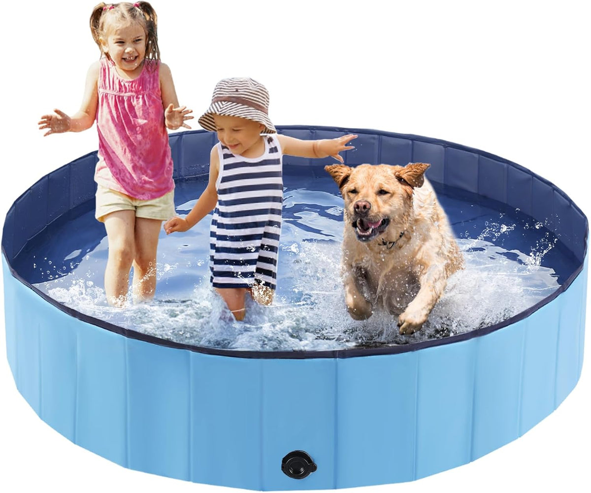 EOOQI foldable pet pool — Blue / XL - 55 in — B0F9YX4D9W — Amazon primary image