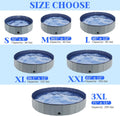 EOOQI foldable pet pool features and care, image 10