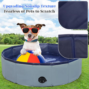 EOOQI foldable pet pool features and care, image 12