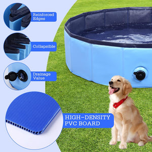 EOOQI foldable pet pool features and care, image 18