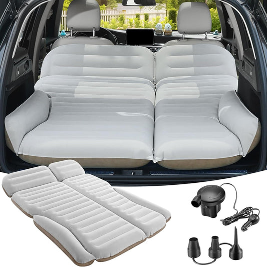 KMZ SUV-Luftmatratze in Cremeweiß und Kaffeebraun