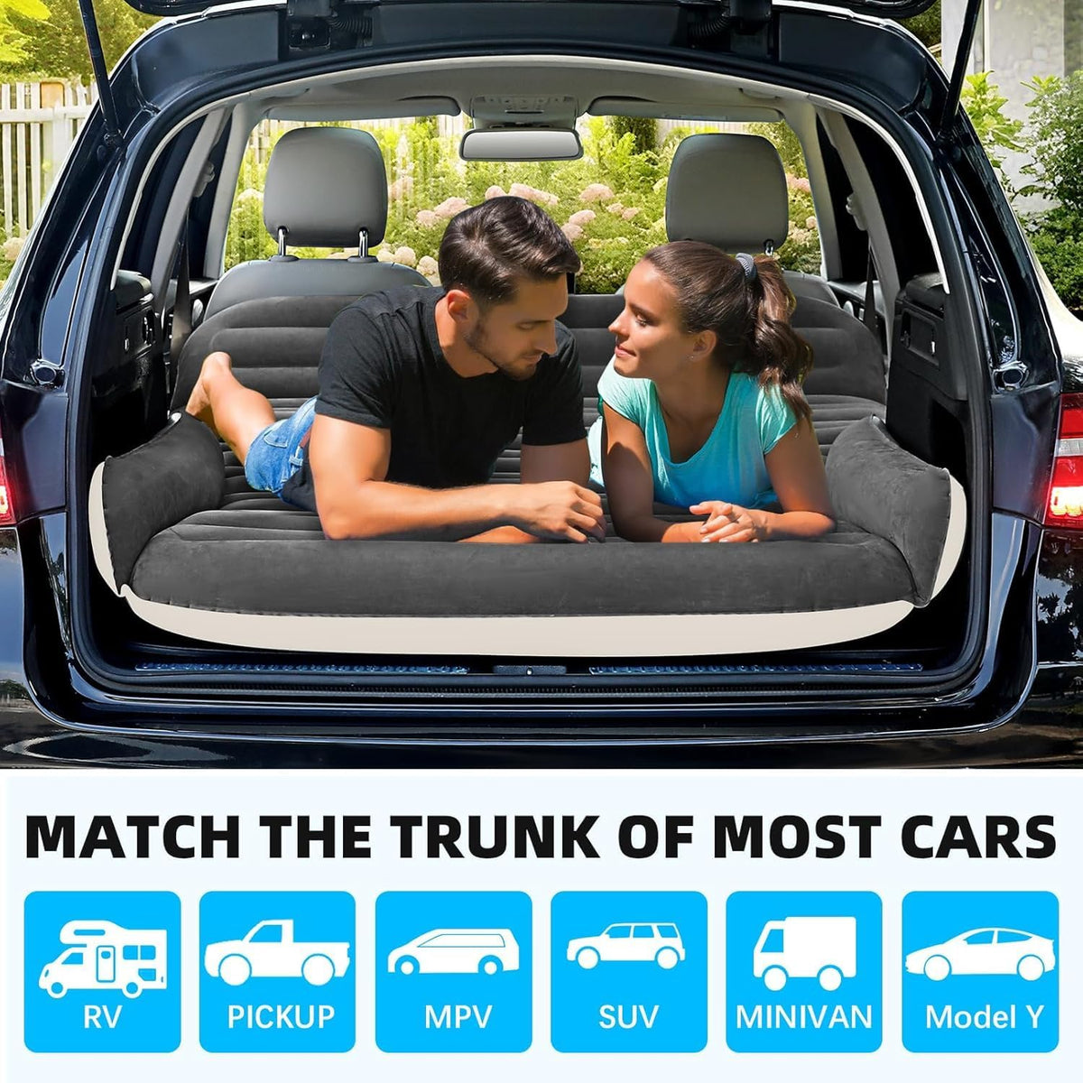 KMZ Dark Gray SUV air mattress B0DHZJK76R product image 8